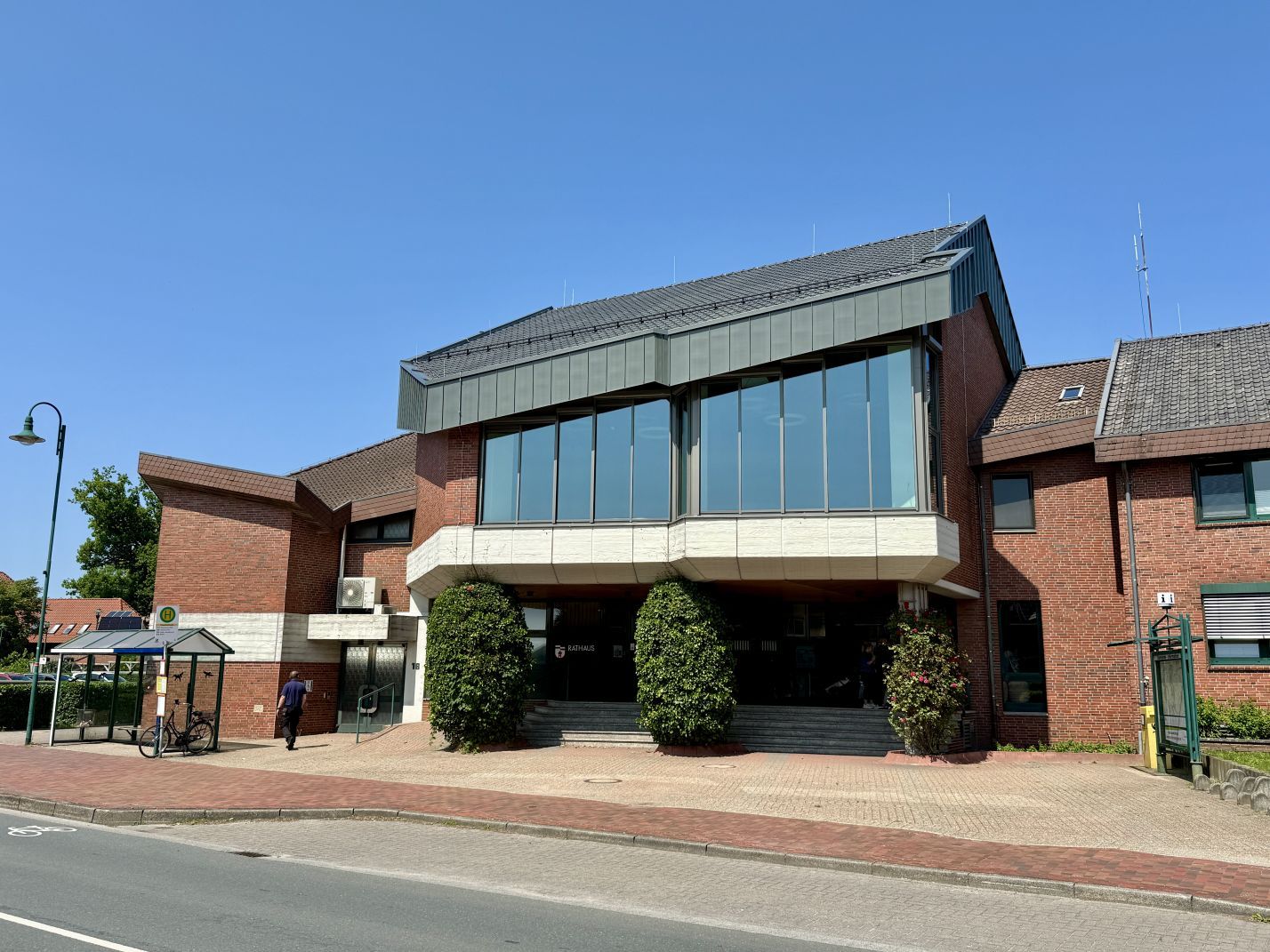 Foto des Ratssaales in der Außenansicht