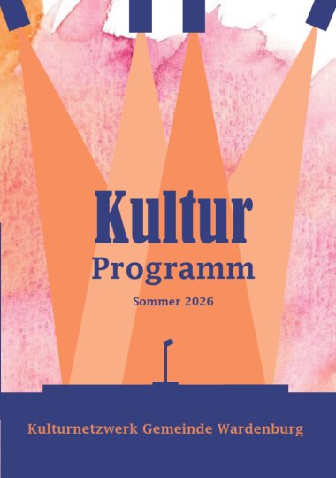 Kulturprogrammheft Umschlag Sommer 2026