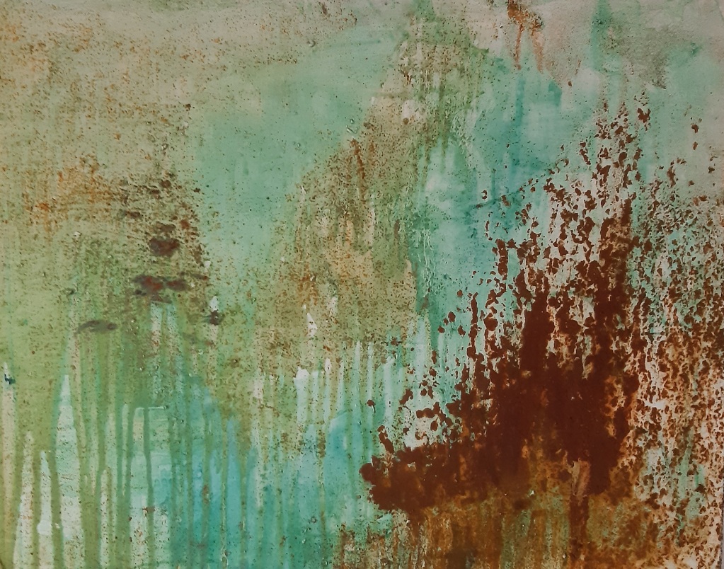 Kontrastreiches Zusammenspiel – Ein Werk der Ausstellung von Rita Ebert
