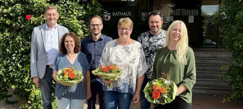V.l.n.r.: Christoph Reents, Andrea Gnerlich, Sven Wiedenfeld, Kerstin Kreye, Tobias Hollmann und Sarah Cordes (es fehlt Andrea Biller)