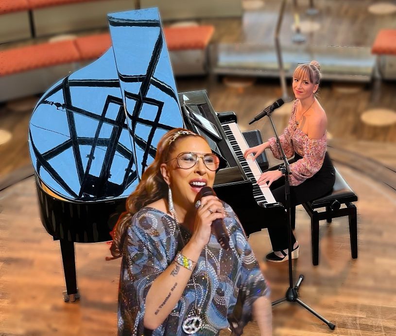 Foto mit den beiden Musikerinnen