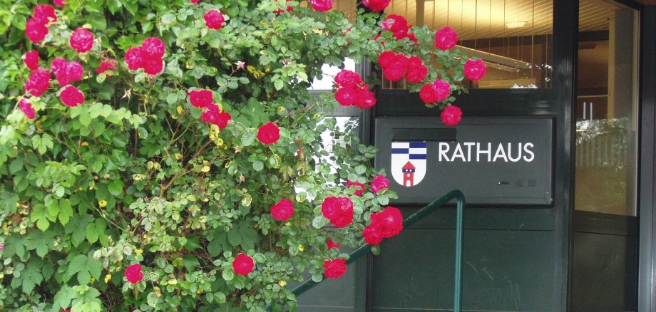 Foto des Rathauseinganges