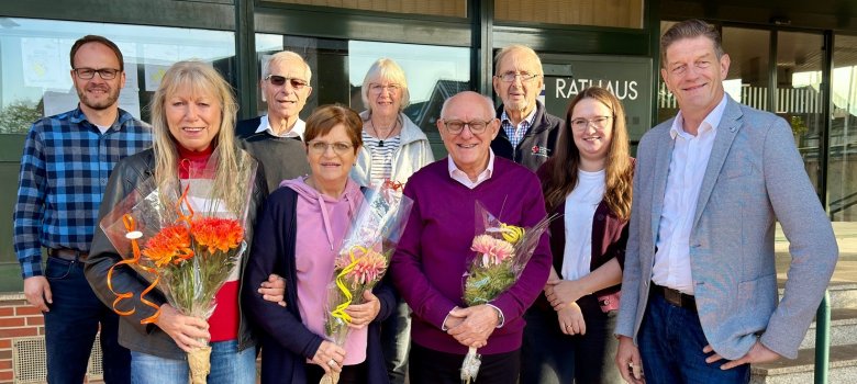 Gruppenfoto des neu gewählten Vorstandes