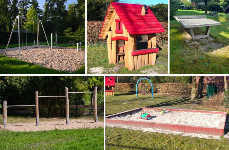 Collage vom Spielplatz Nachtigallenweg