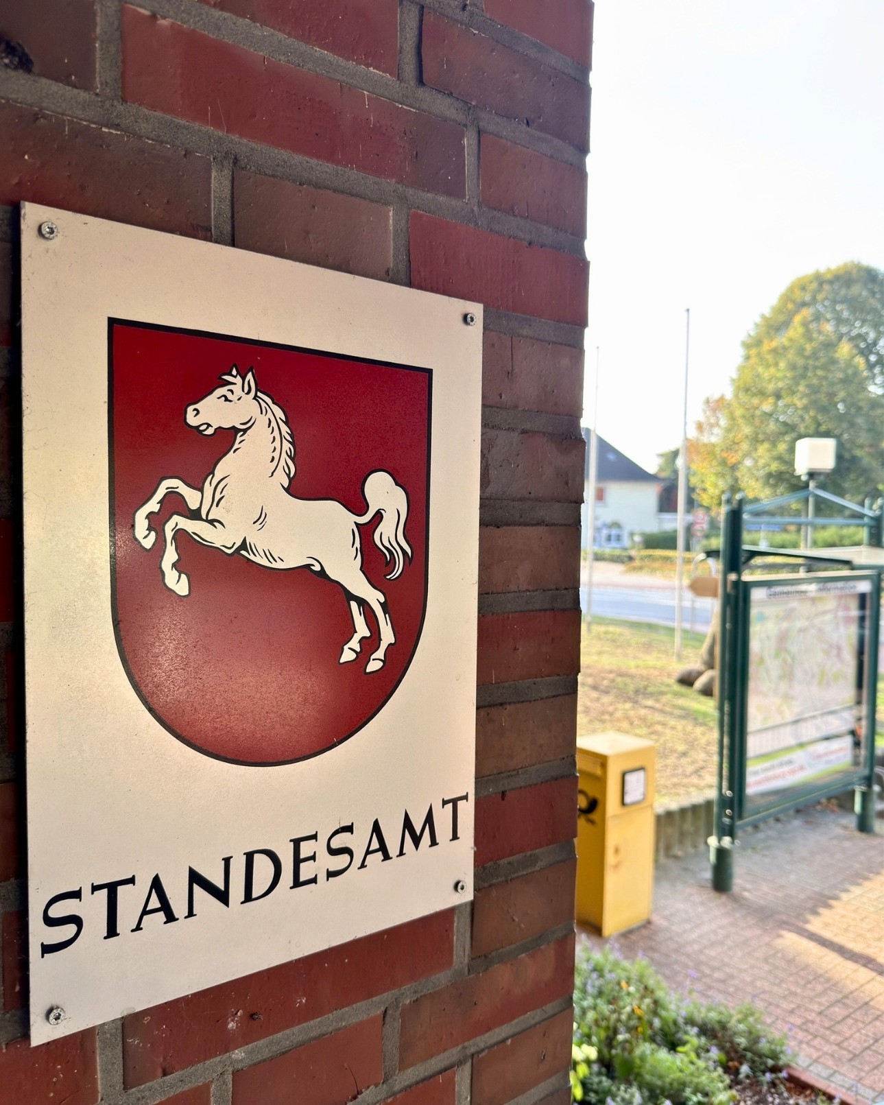 Standesamt Schild