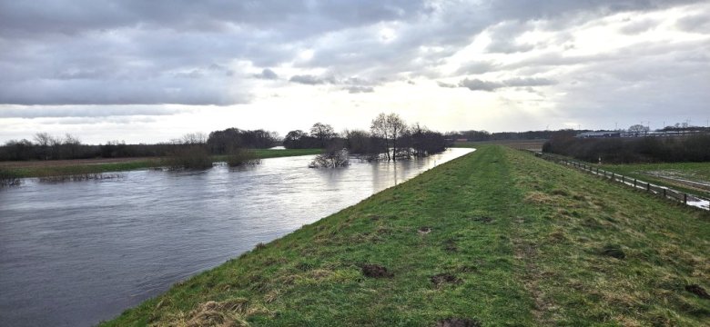 Hochwasser 2324 Huntedeich