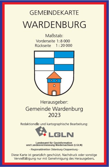 Titelseite Gemeindekarte